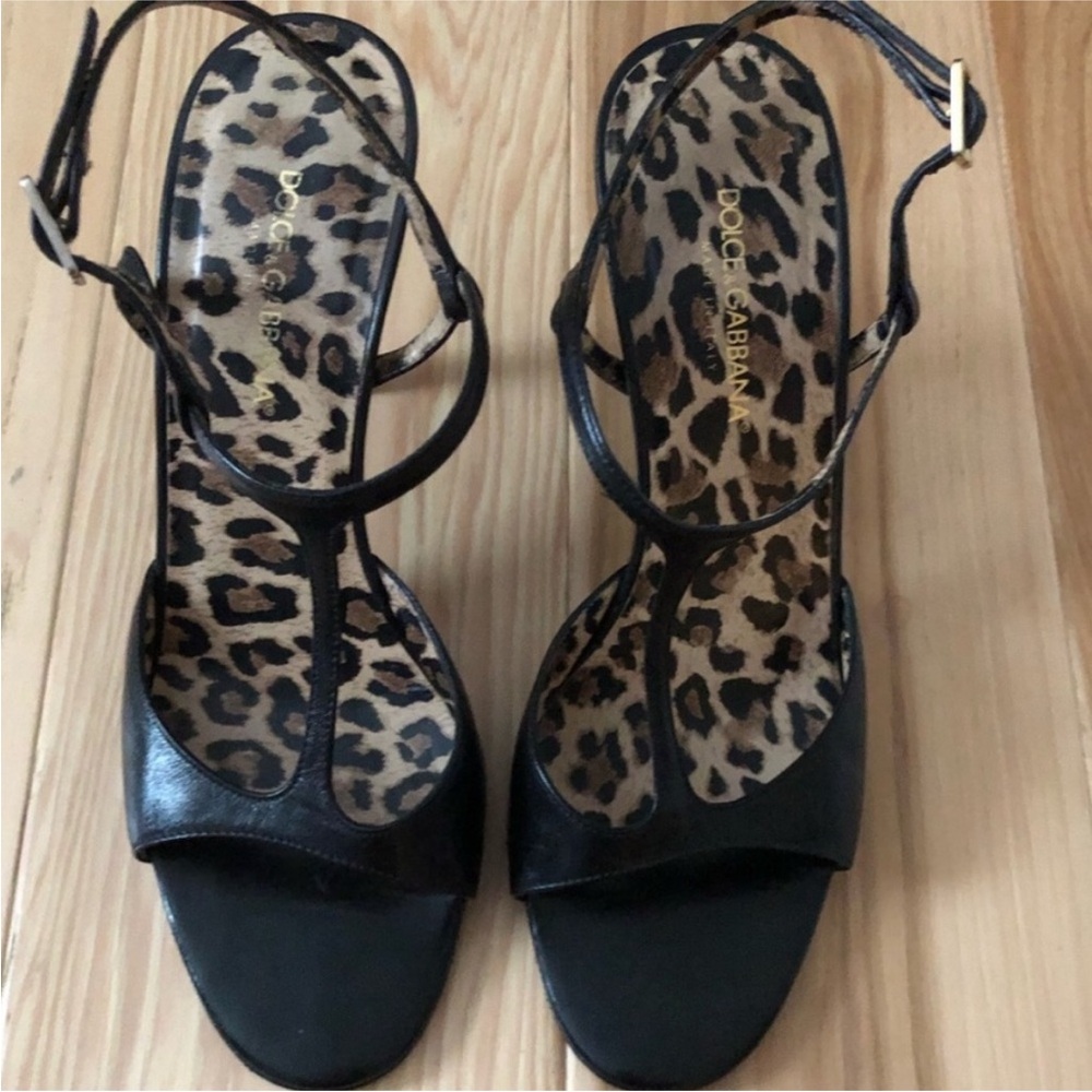 Dolce & Gabbana Black Women's Sandals